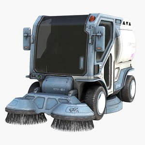 Sweeping Clean Car Futuristic PBR