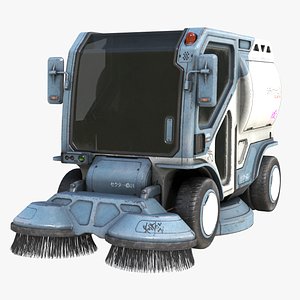 Sweeping Clean Car Futuristic PBR