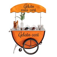 Gelato cart 2 orange