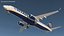 Самолет Boeing 737-900 авиакомпании Ryanair с салоном и дверями, подготовленный для программы Maya.