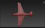 Concept d'avion futuriste de science-fiction 01