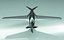 Concept d'avion futuriste de science-fiction 01