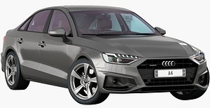 audi a4 2020 opening 3D