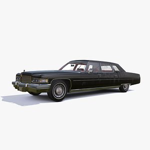 1976 cadillac limo 3D model