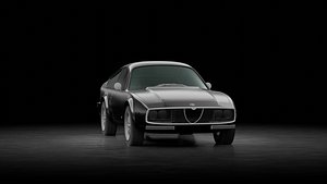 3D Alfa-Romeo GT Junior Zagato 1972 model