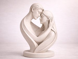 Elegant Couple connection - 3D Print model 3D