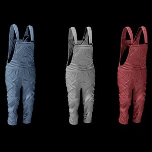 Jeans Overalls 3D