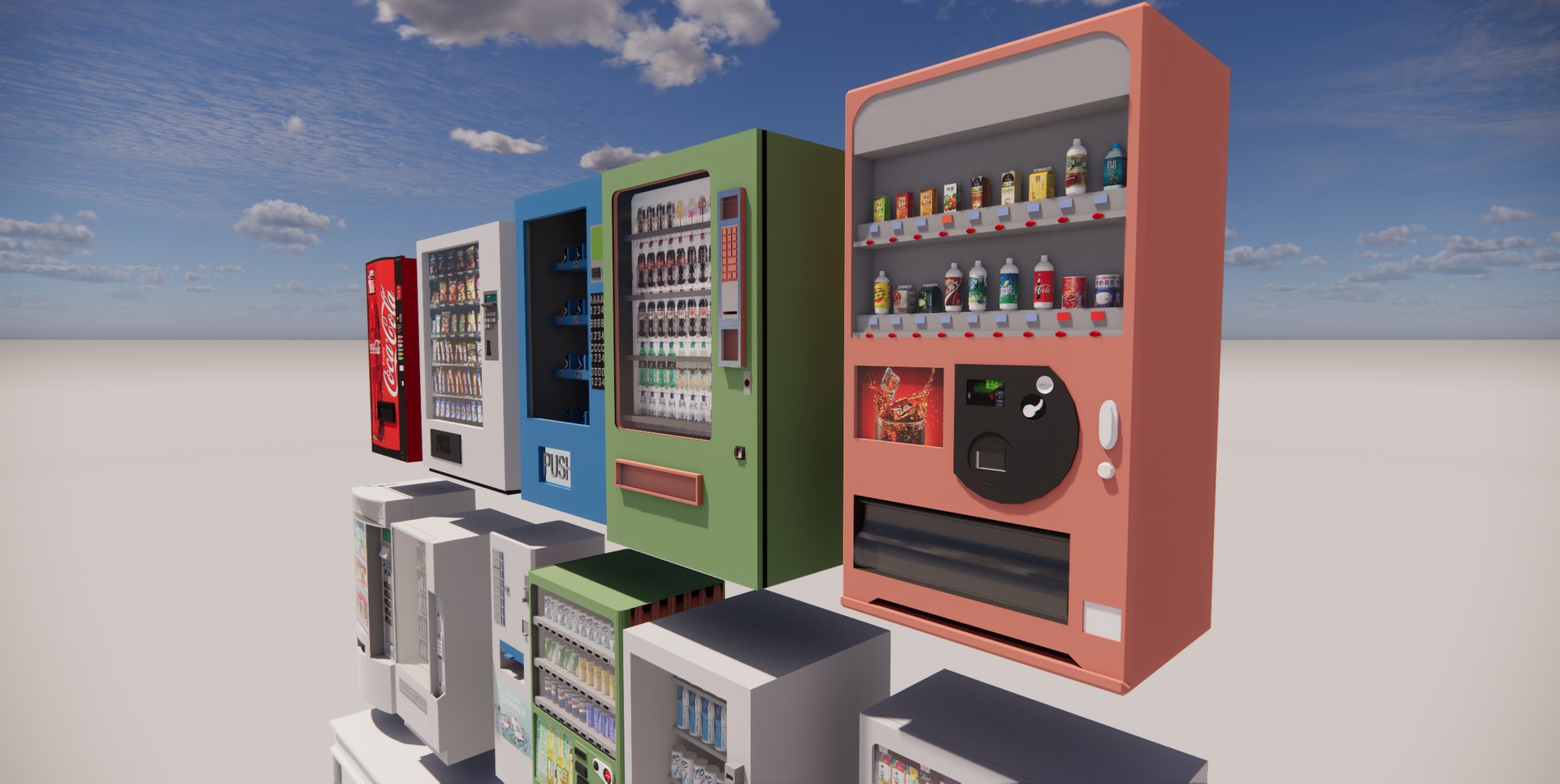 Vending Machines Collection-A2 3D Model - TurboSquid 2096583