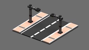 3D voxel road model