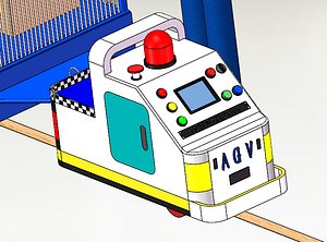3D agv car