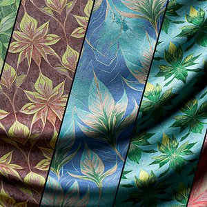 Flowers Fabric Cotton PBR Material  Texture Pack