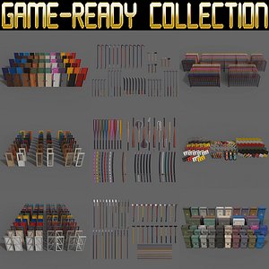 3D PBR Game Ready Collection - 40 Models model