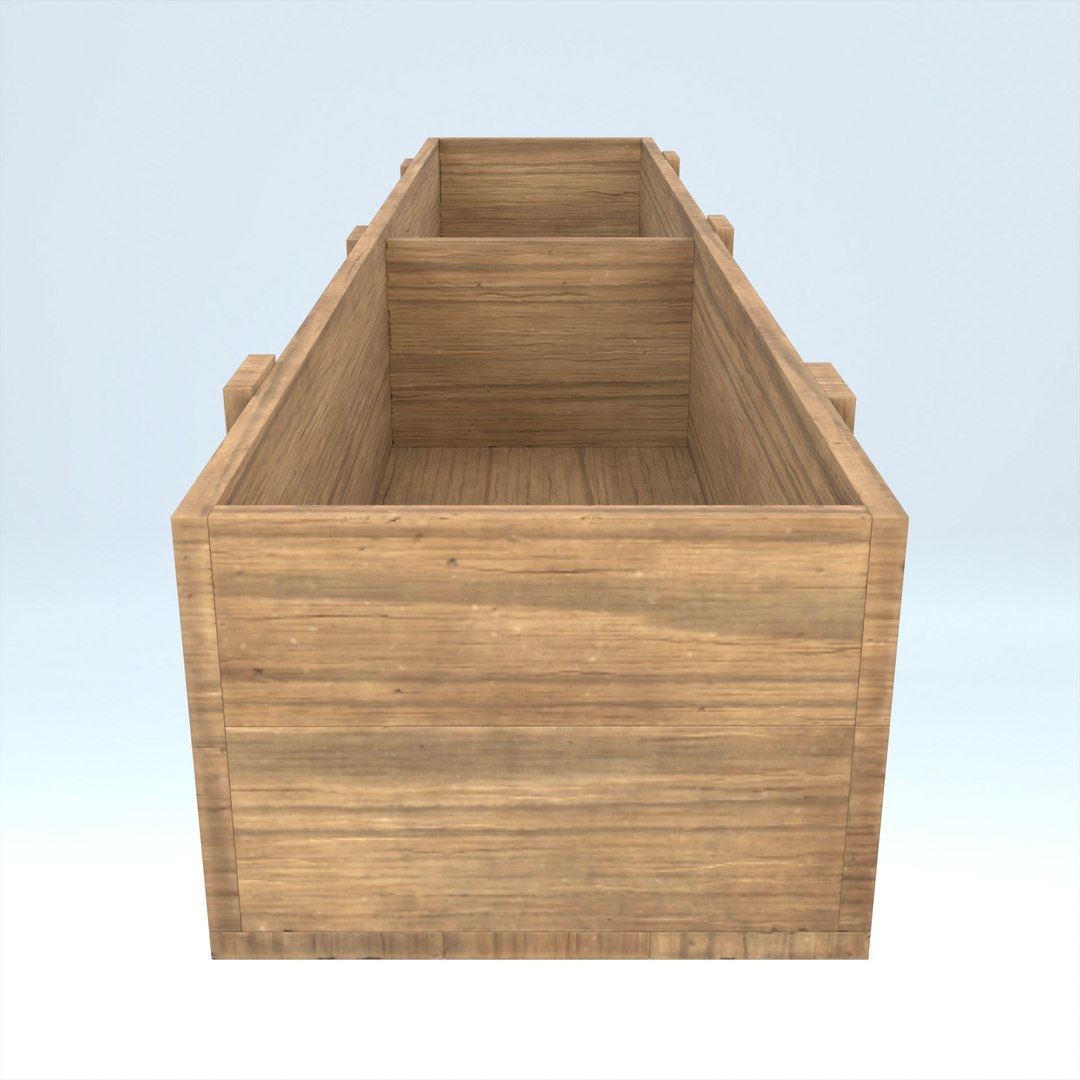 Wooden Trough 3D https://p.turbosquid.com/ts-thumb/p9/svBMiu/Vi/3_side/jpg/1754423780/1920x1080/fit_q87/8b3aa7d86494e902d357044f39965de6885f9916/3_side.jpg