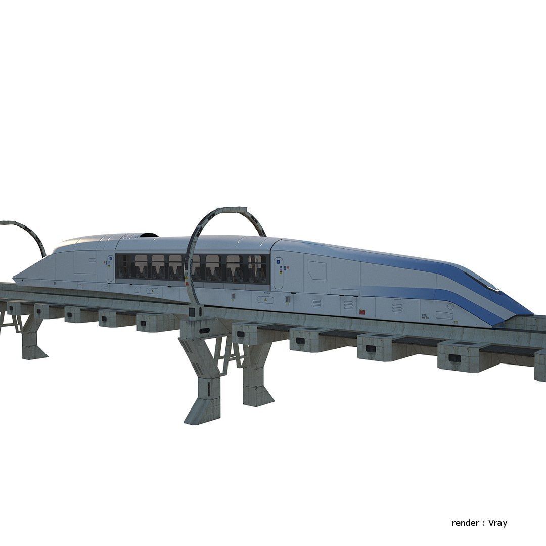 Fast Train Model - TurboSquid 1200801