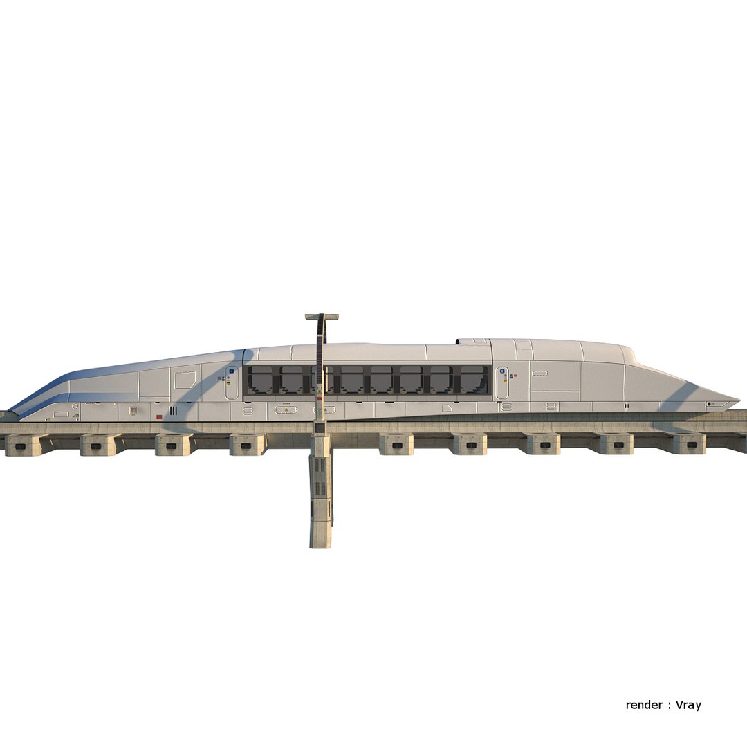 Fast Train Model - TurboSquid 1200801
