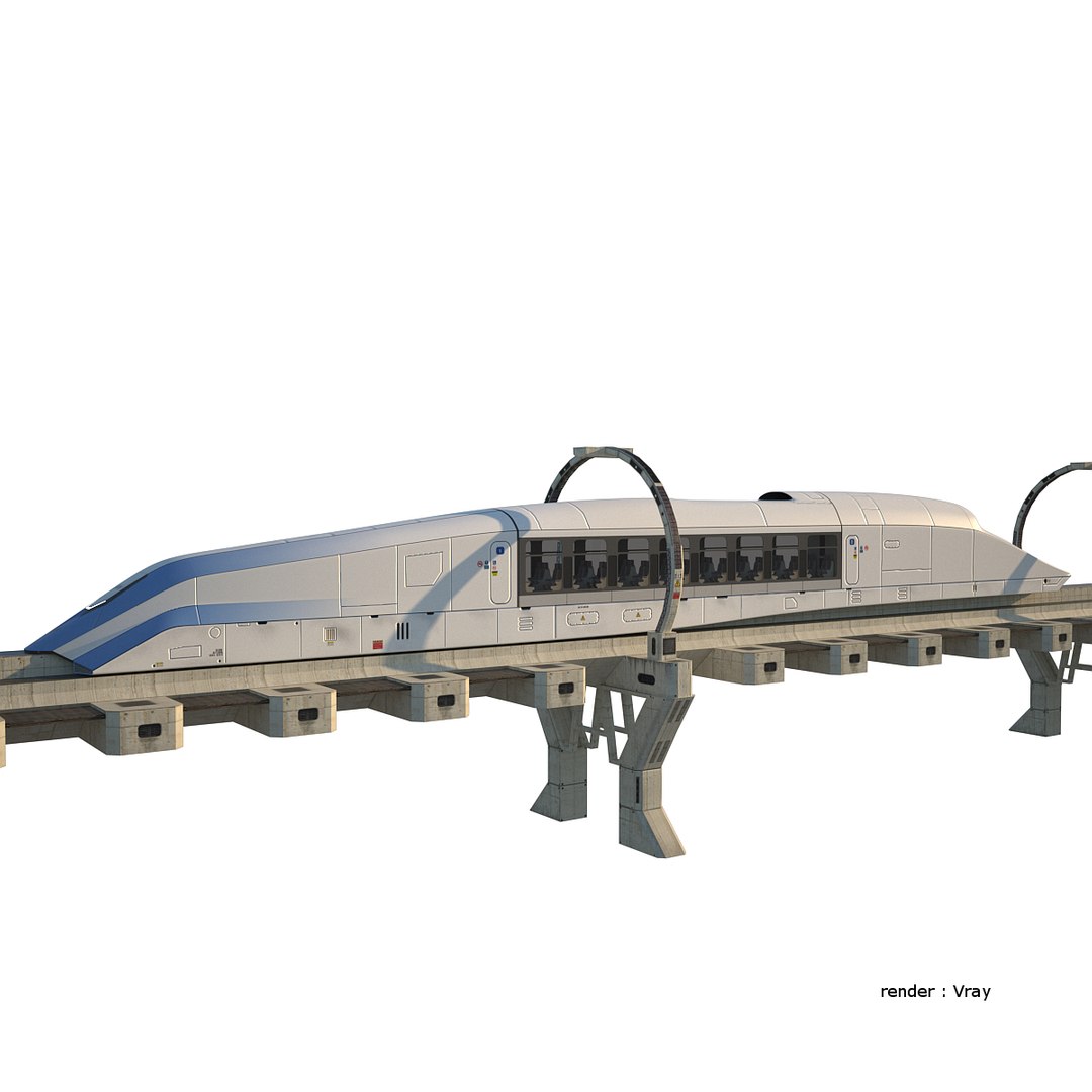 Fast Train Model - TurboSquid 1200801