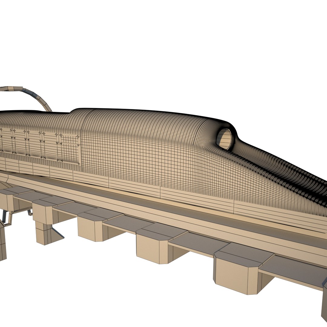 Fast Train Model - TurboSquid 1200801