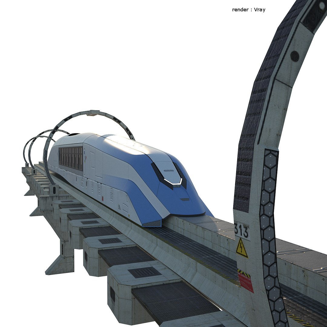 Fast Train Model - TurboSquid 1200801