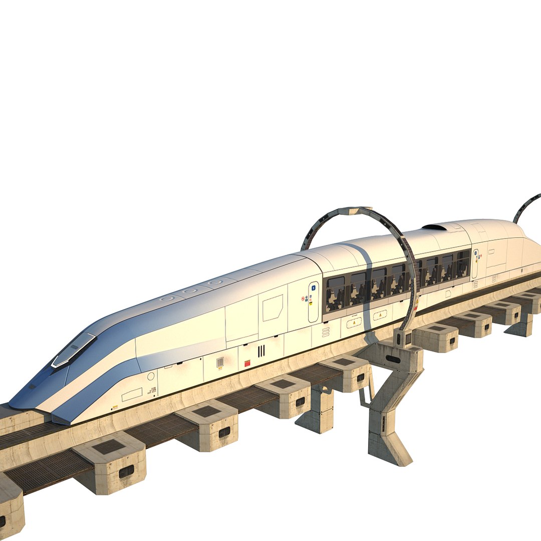 Fast Train Model - TurboSquid 1200801