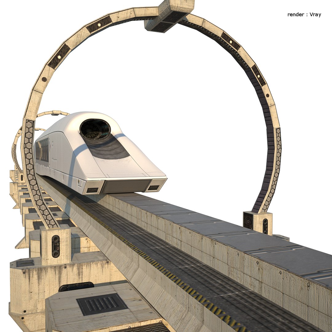 Fast Train Model - TurboSquid 1200801