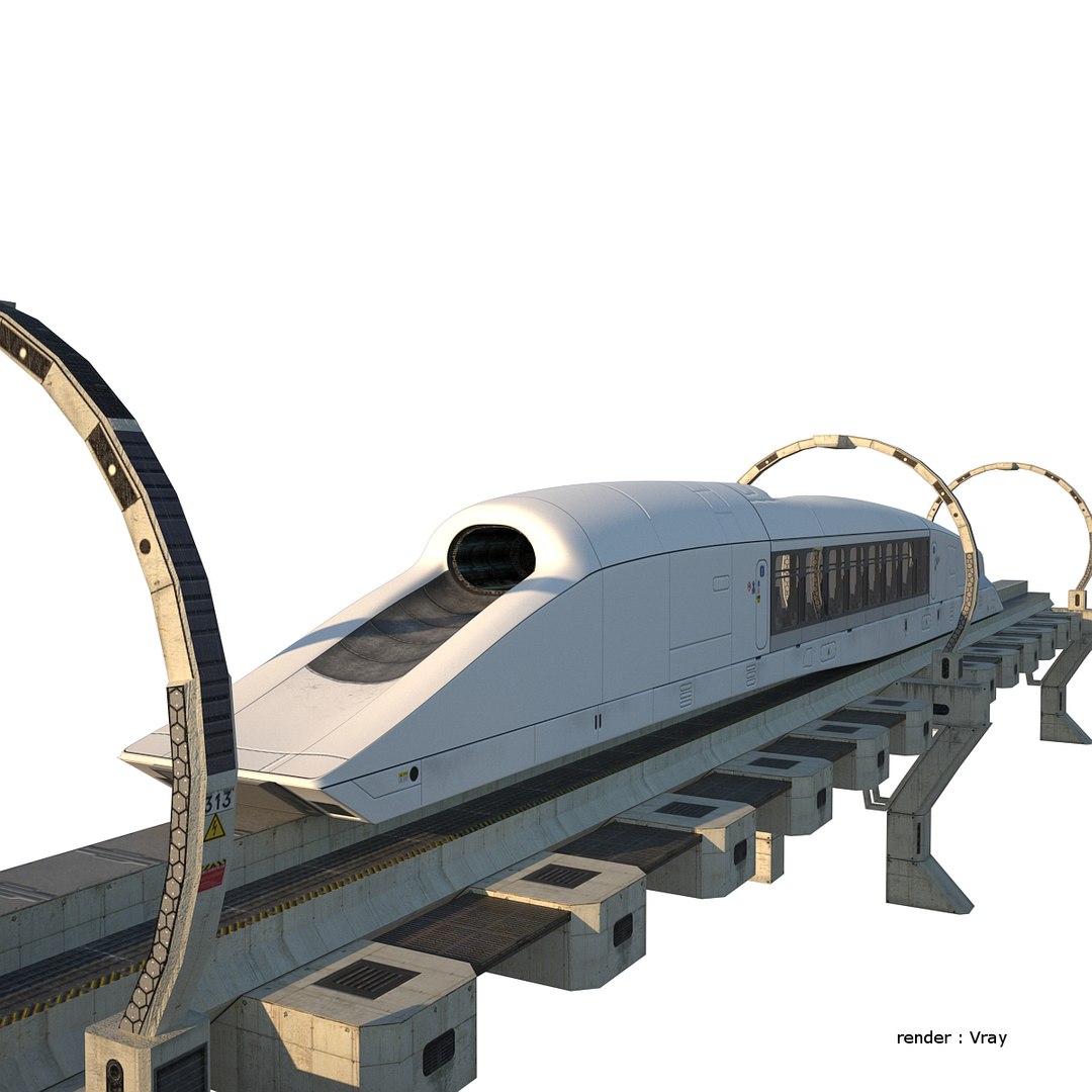 Fast Train Model - TurboSquid 1200801