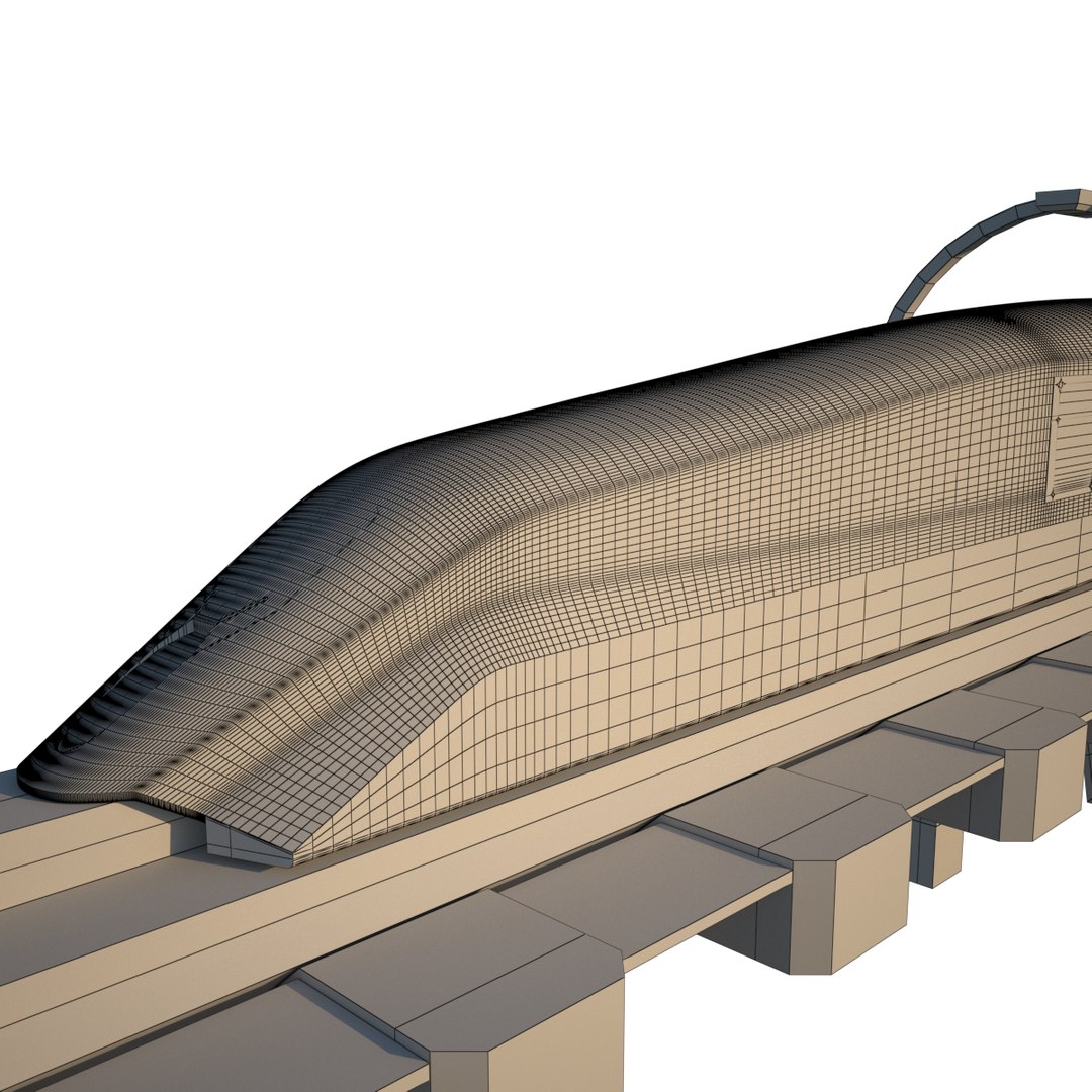 Fast Train Model - TurboSquid 1200801