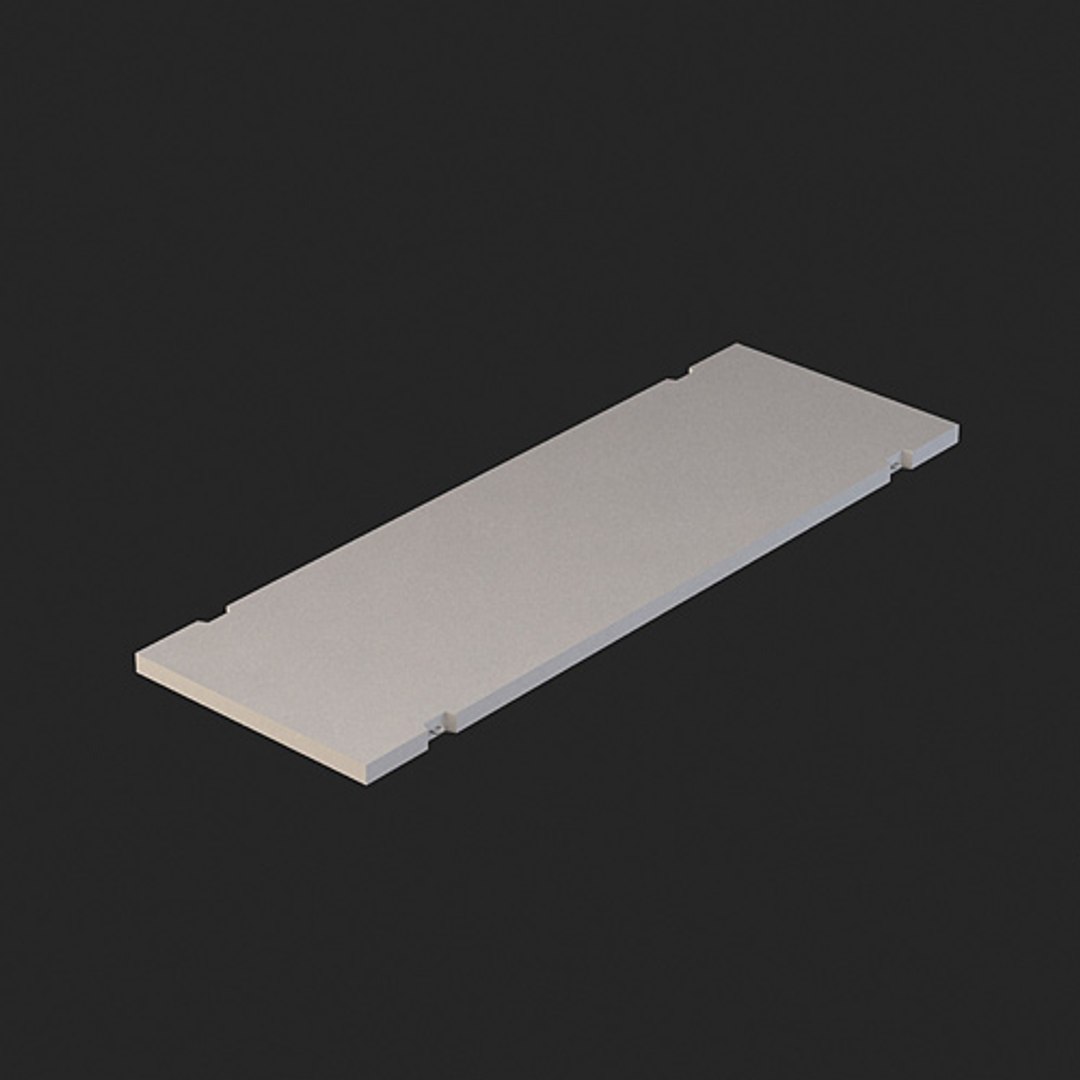 concrete plate slab 3d model