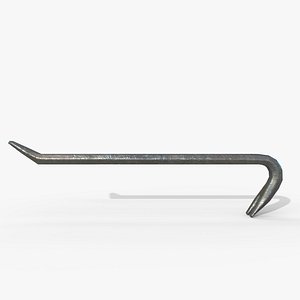 3D Old crowbar model