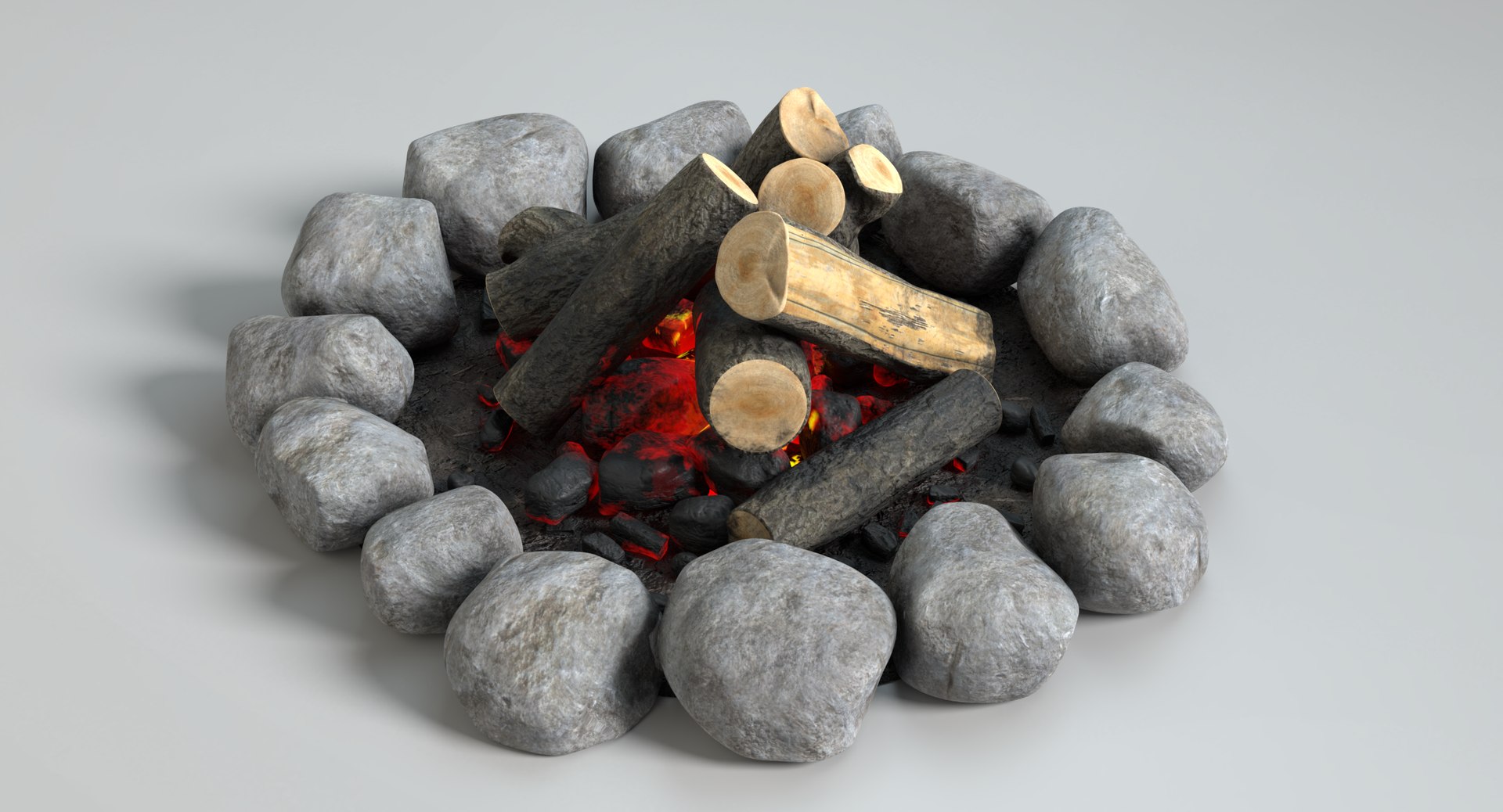 Campfire Pbr 3D - TurboSquid 1340931