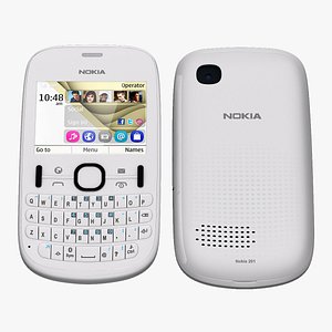 Nokia Asha 201 White