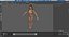 Caucasian Naked Woman T-pose