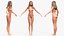 Caucasian Naked Woman T-pose