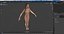 Caucasian Naked Woman T-pose