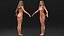 Caucasian Naked Woman T-pose