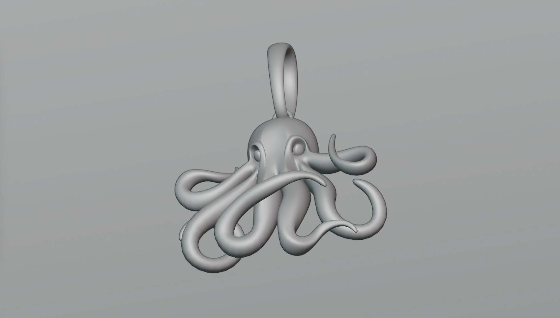 3d Octopus Pendant Model - Turbosquid 1810207