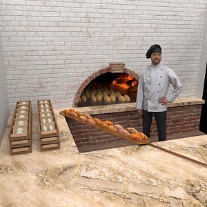 Bread Bakery 3D model