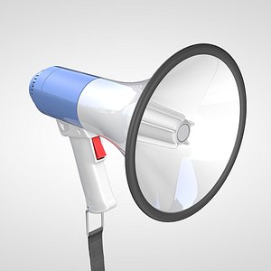 3D megaphone
