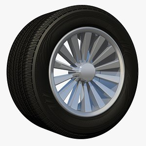 3d model wheel rim spoke sport