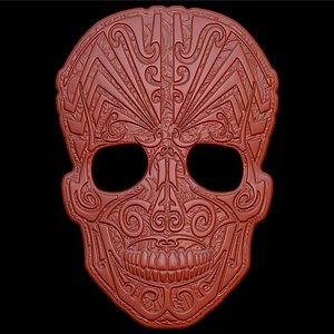 mask 001 3d obj