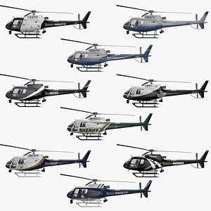 AS-350 Police Helicopters Collection Vol.2