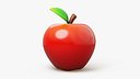 Apple Fruit Stylized
