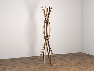 3D hanger wood lighter model