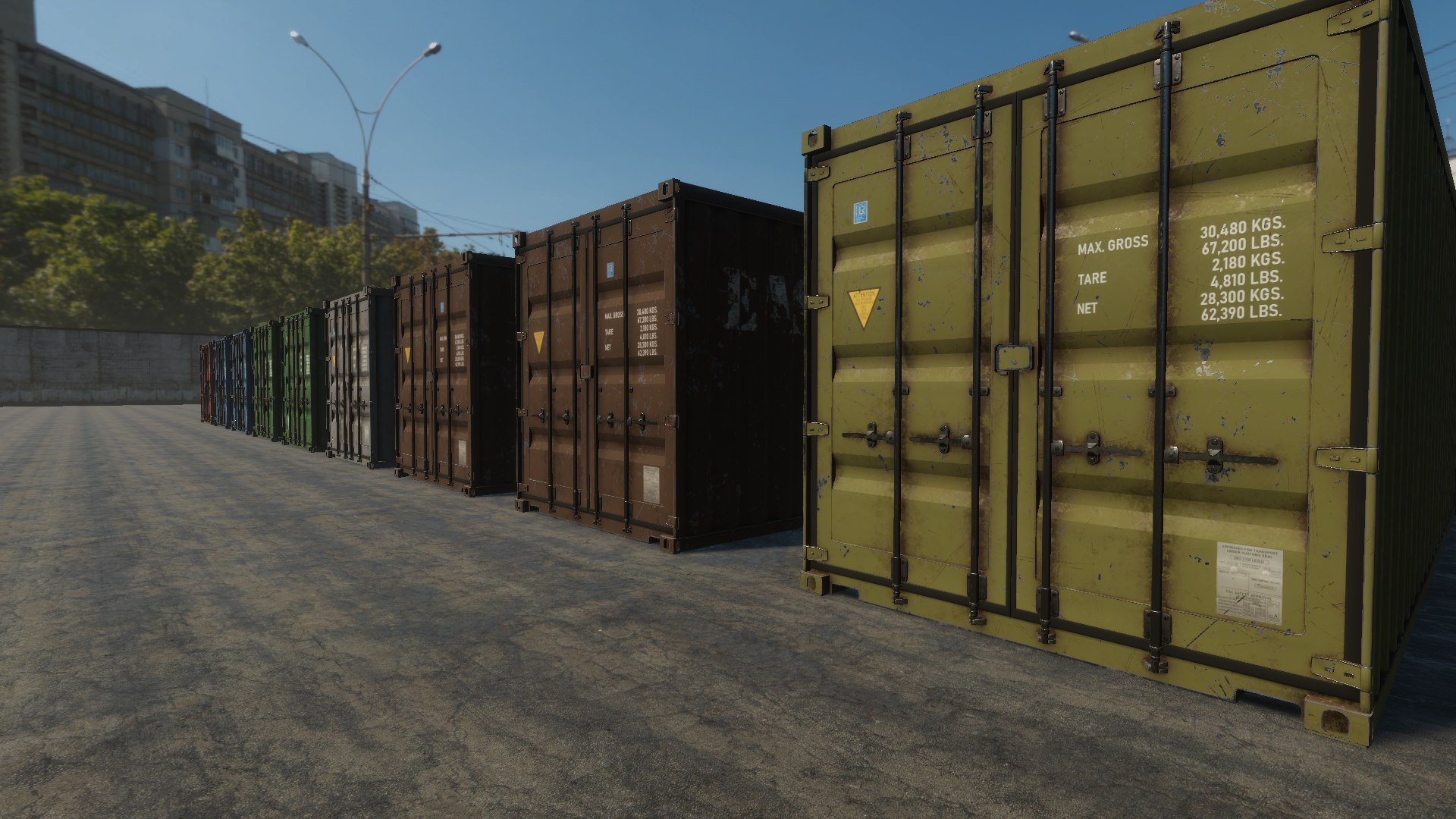 Container Collection HQ 3D Model - TurboSquid 2081882