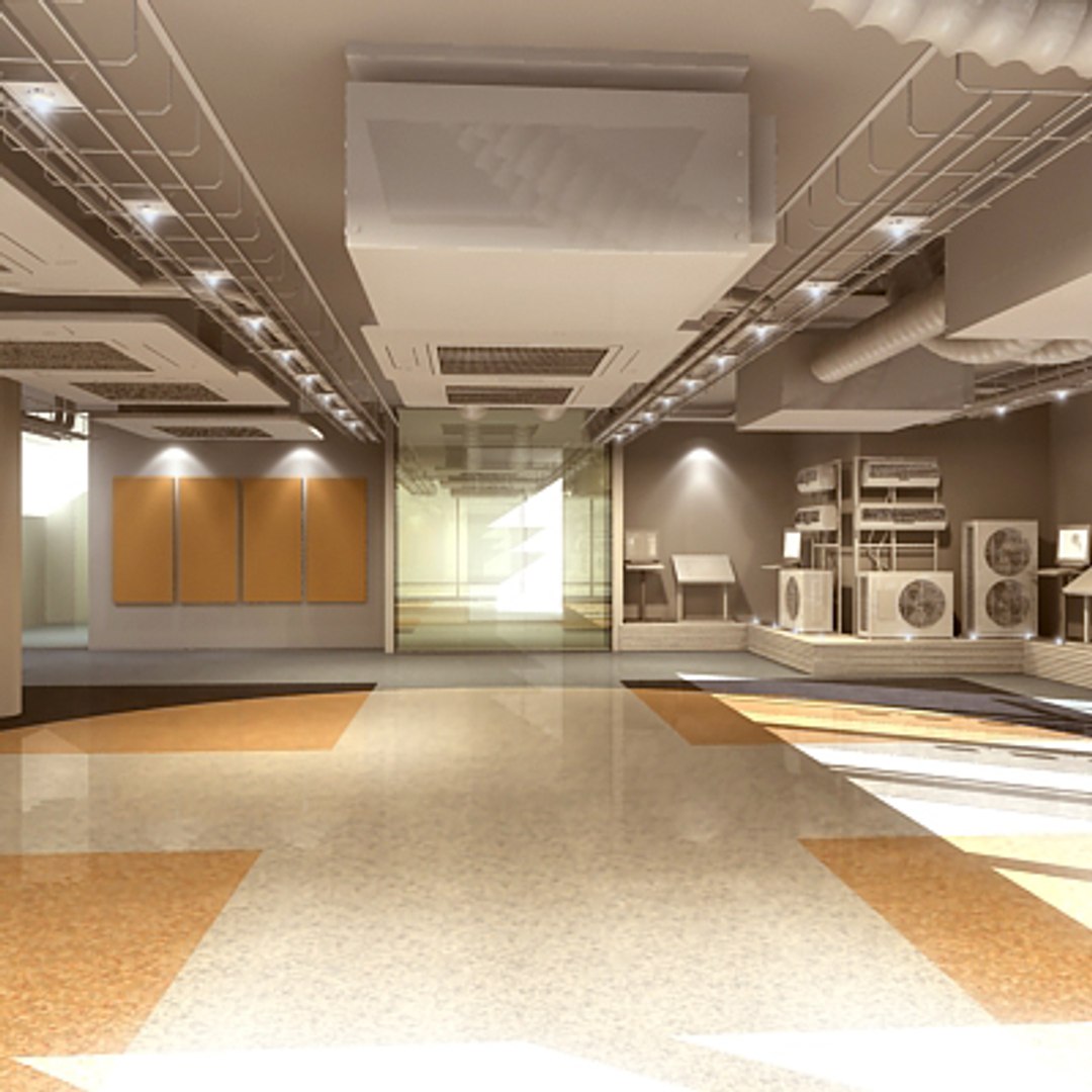 3d interior shell model
