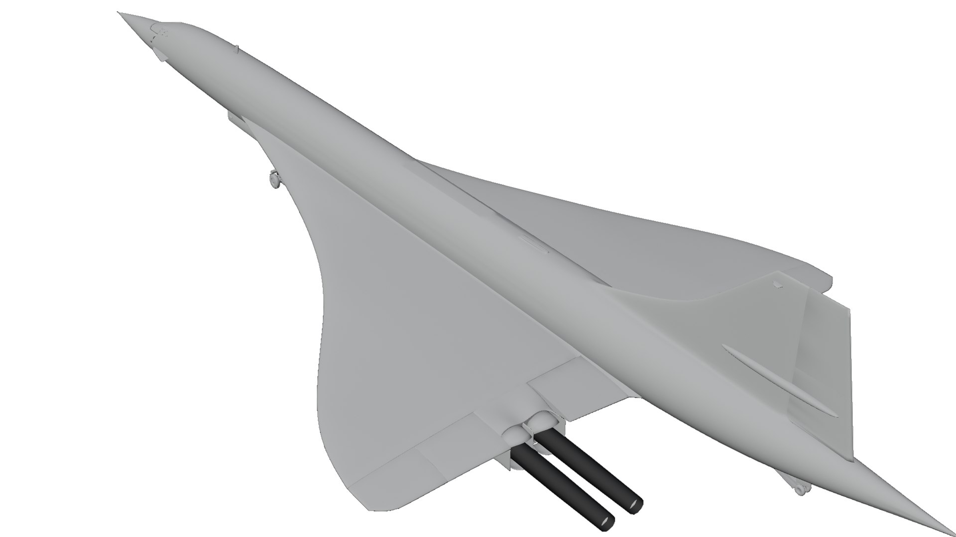 Concorde Supersonic Passenger Jet Model - TurboSquid 2237066