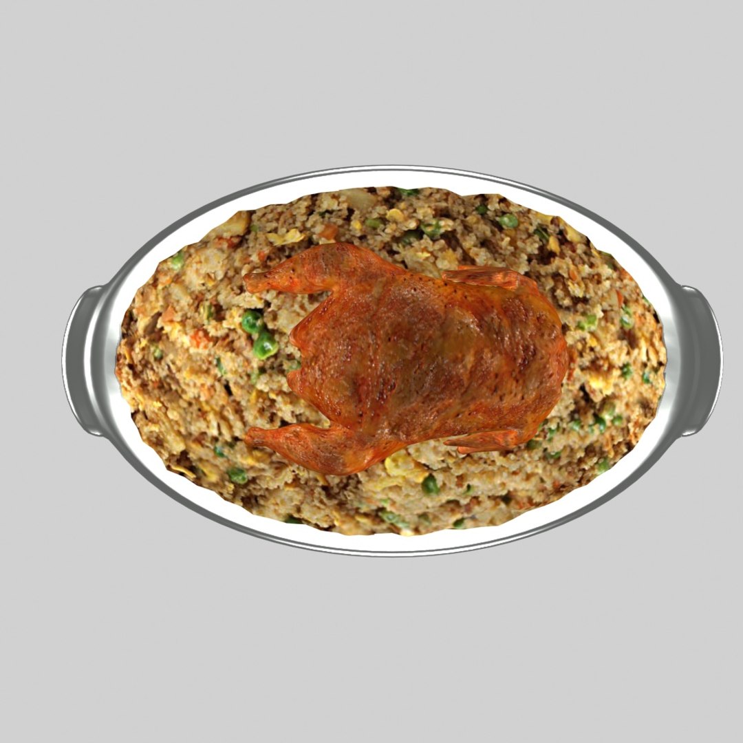 Roasted Chicken Rice 3D Model | 1145205 | TurboSquid