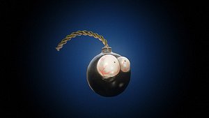 Stylized bomb
