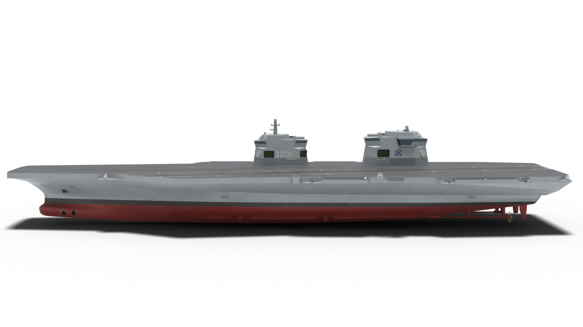 Heavy Aircraft Carrier CVX 3D Model - TurboSquid 2223542