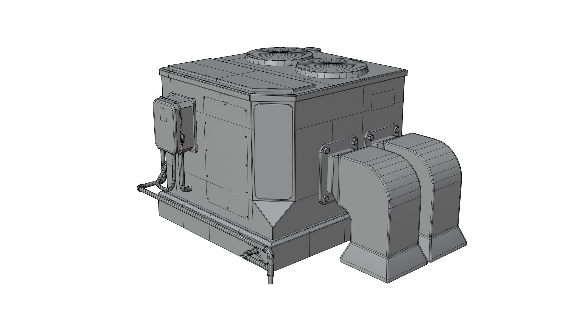 Rooftop Air Conditioner Model - TurboSquid 2316794