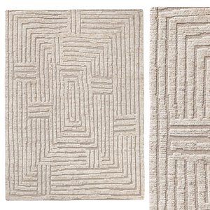 MALLAVI WOOL RUG 3D model